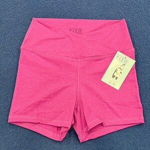 Fleo Women's Vibrant Pink Athletic Shorts